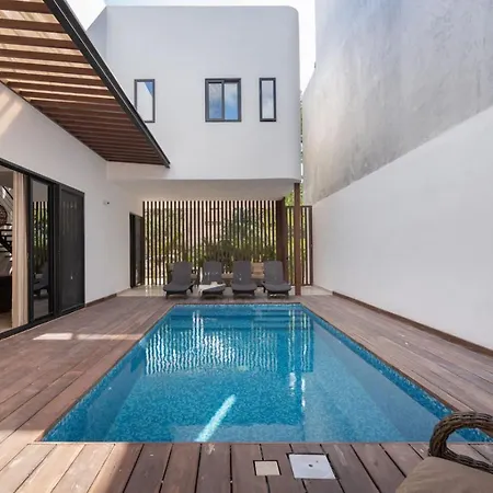 Villa Amalia 5 Bdr W Private Pool In Aldea Zama